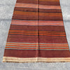 Long Hallway Hand Woven Afghan Wool Kilim Rug #035