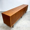 Long Mid Century Teak Parker Nordic Cats Eye Sideboard - Restored