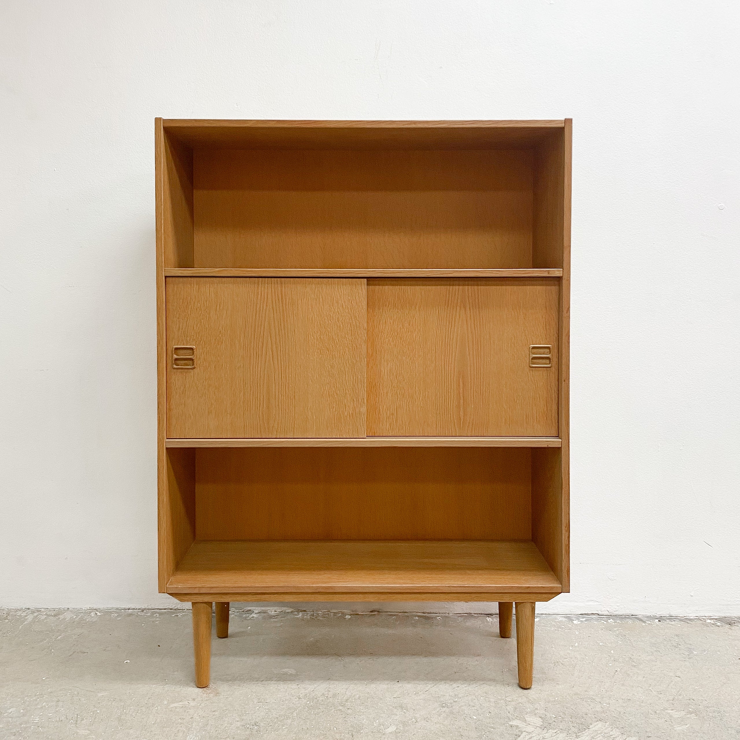 Mid Century Modern Danish Oak 2 Door Cabinet W Shelves The Design Ark   MCMDanishOakCabinet 2 2560x2560 