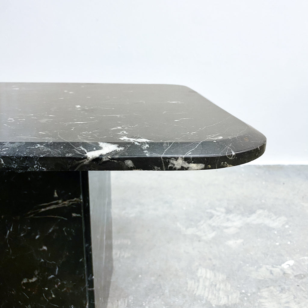 postmodernist marble side table