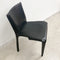 Mario Bellini Black Leather "Bull" Chairs For Cassina 1990s