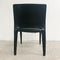 Mario Bellini Black Leather "Bull" Chairs For Cassina 1990s