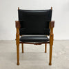 Designed by renowned furniture designer Michael Hirst, this chair drawn inspiration from classic safari aesthetics.
