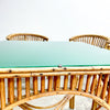 Mid 20th Century Italian Made Cane Table & Chair 5 Piece Set