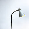 Mid Century 1950s/60s Brass And Aluminium Floor Lamp