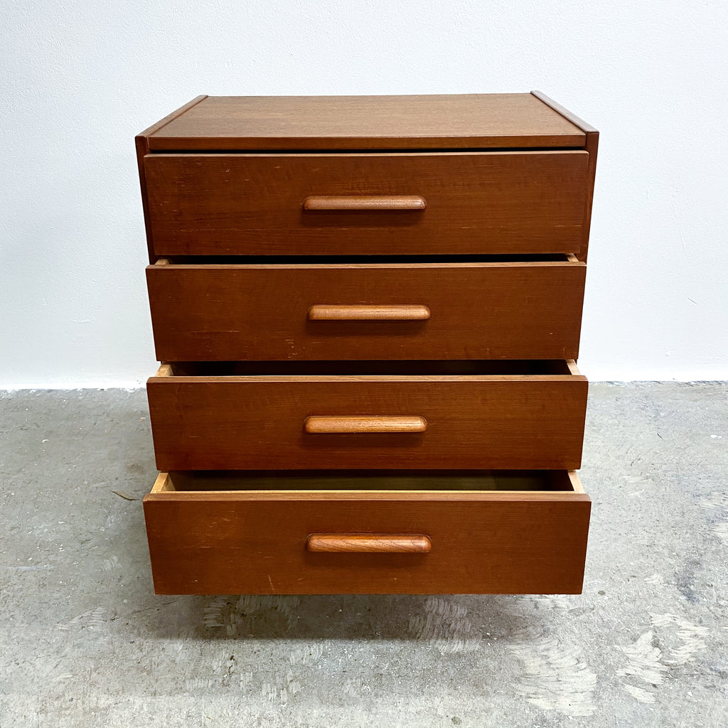 Mid Century 1960's Compact Parker Chest of Drawers or Bedside