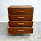 Mid Century 1960's Compact Parker Chest of Drawers or Bedside