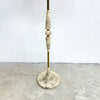 Mid Century 1960's Faux Marble Floor Lamp