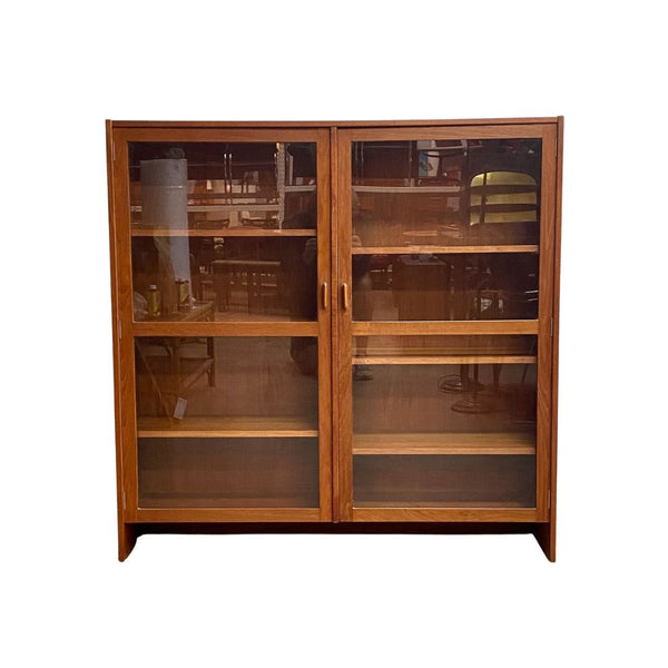 Mid Century 1960's Parker Teak & Glazed Display Cabinet