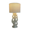 Mid Century Italian Maurizio Tempestini 1950s Carved Alabaster Sculptural Table Lamp Base