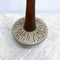 Mid Century 1960s Ceramic Lamp With Wooden Neck