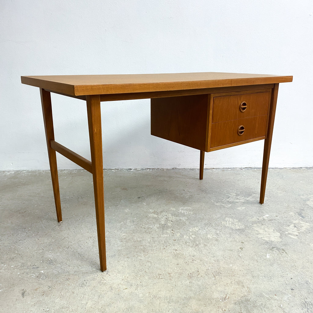 Mid Century 1960s Parker Nordic Teak Desk