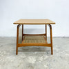 Mid Century 1960s Side Table With Magazine Rack