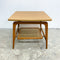 Mid Century 1960s Side Table With Magazine Rack