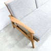 Australian Coachwood Mid Century Click Clack Flat Folding Lounge