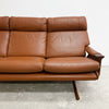 Mid Century 3 Seater Tessa T21 Leather Sofa Lounge