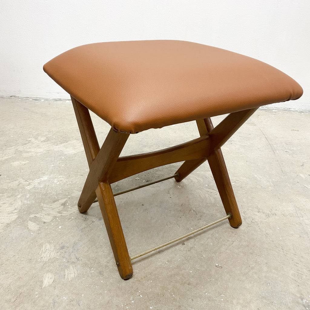 Mid Century Adjustable Stool 