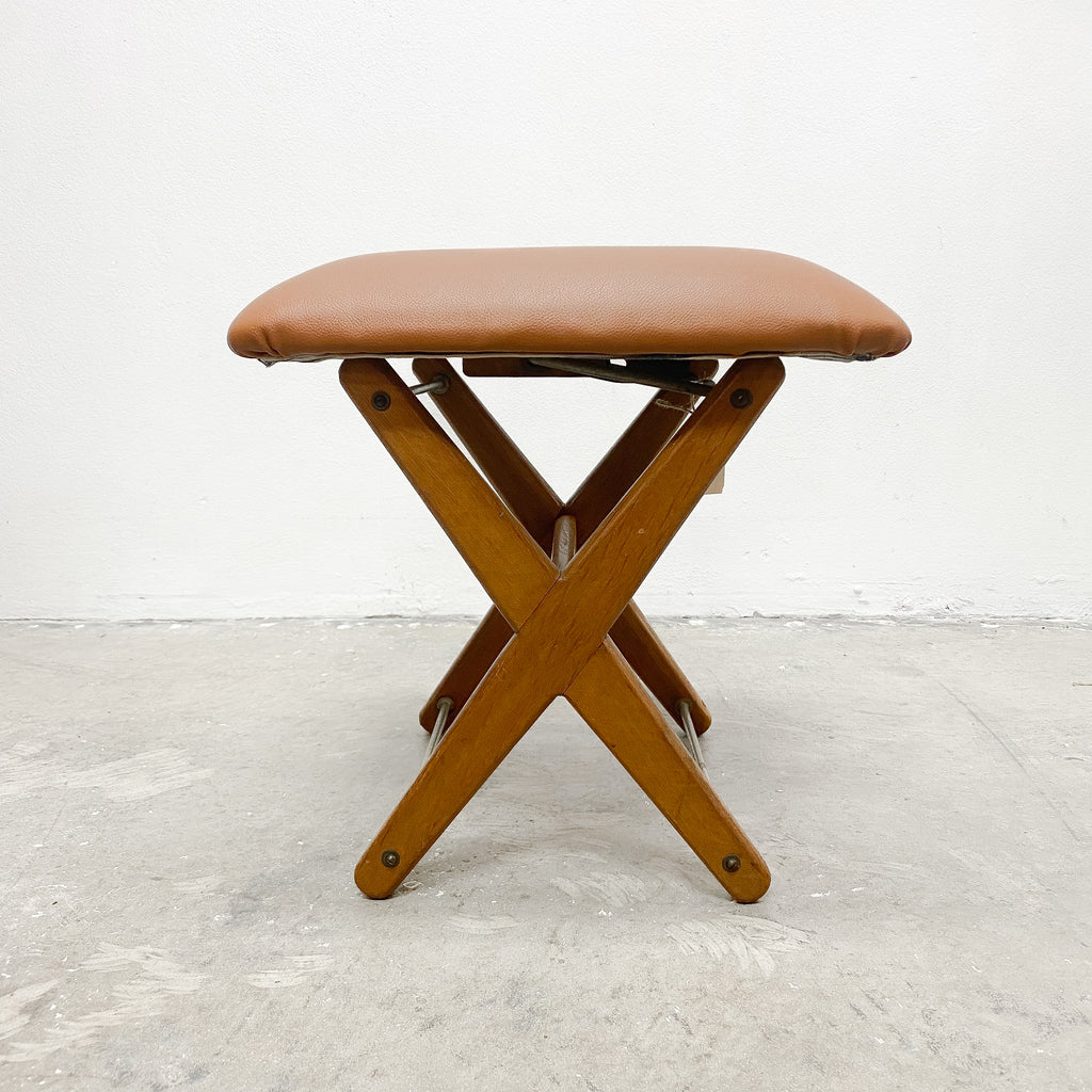 Mid Century Adjustable Stool 