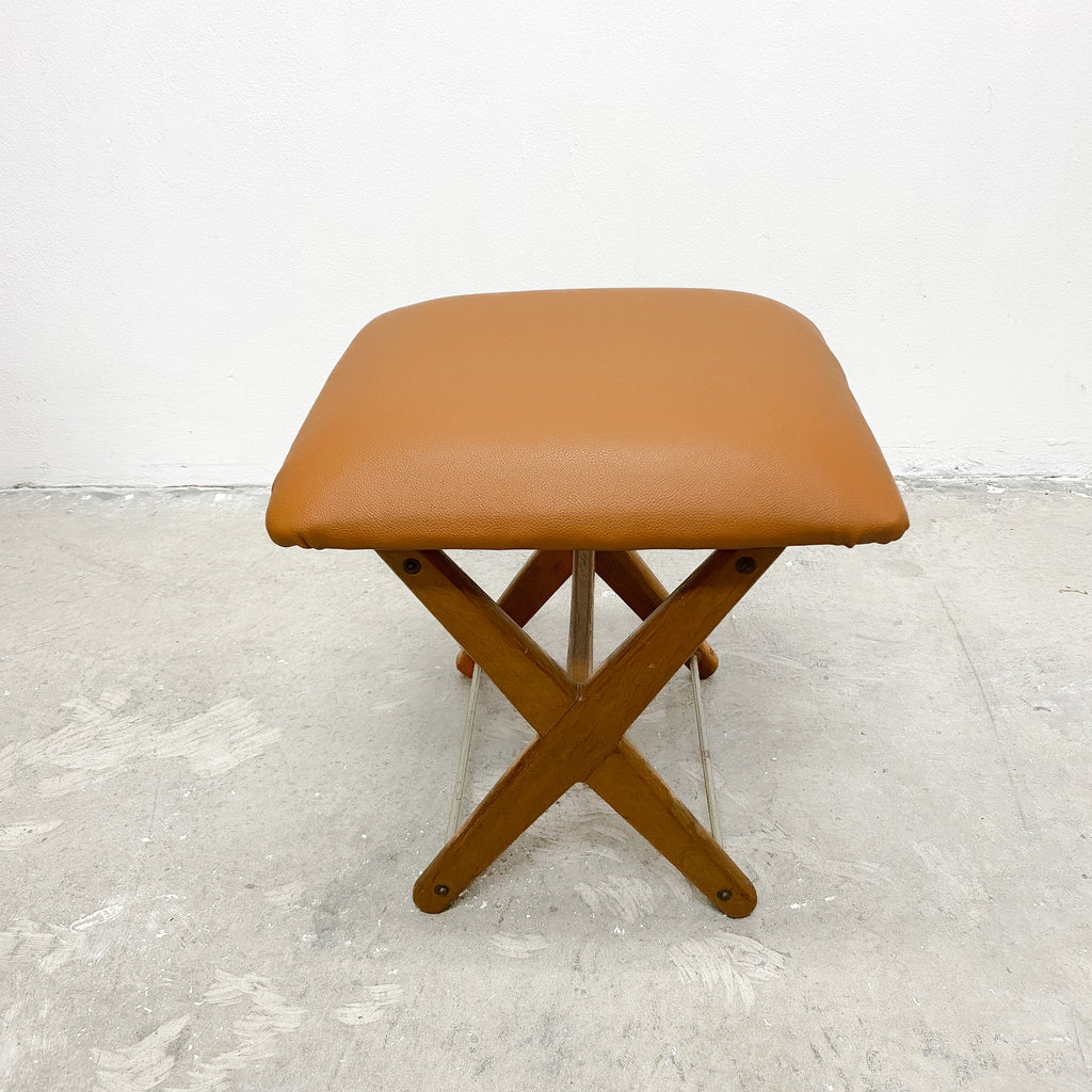 Mid Century Adjustable Stool 