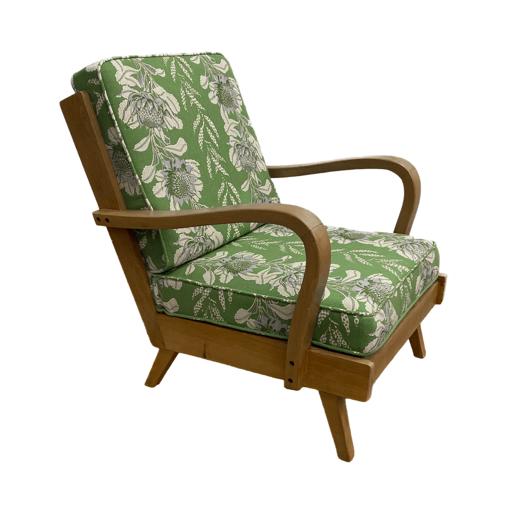 Mid Century Australian Armchair Recently Reupholstered