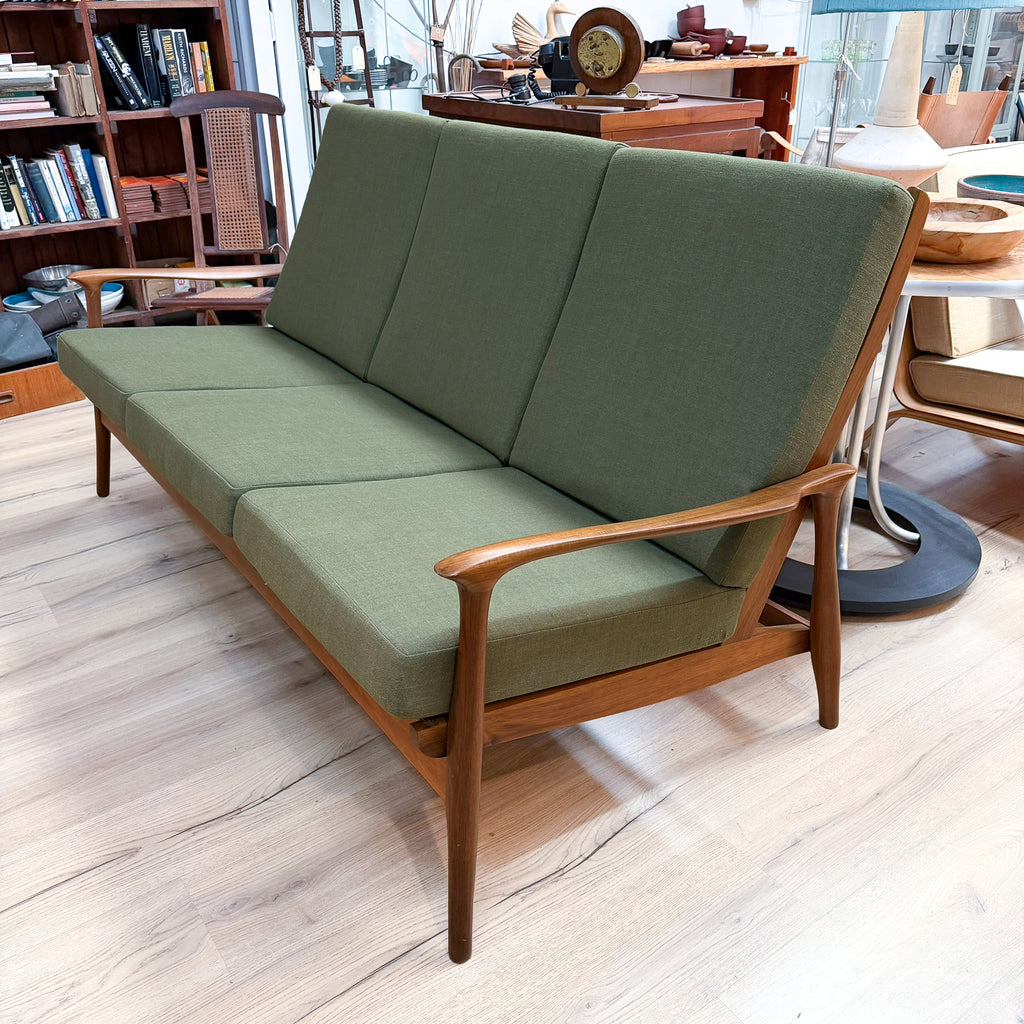 Mid Century Australian Blackwood Three Seater Sofa