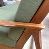 Mid Century Australian Blackwood Three Seater Sofa