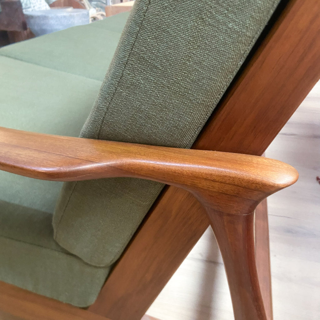 Mid Century Australian Blackwood Three Seater Sofa