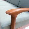 Mid Century Australian Blackwood Three Seater Sofa
