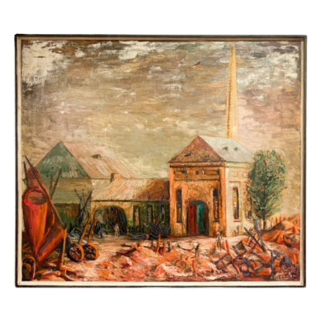 Mid Century Australian Impressionist Painting By Norma Sweetnam