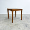 Mid Century Australian Teak And Smokey Glass Top Side Table