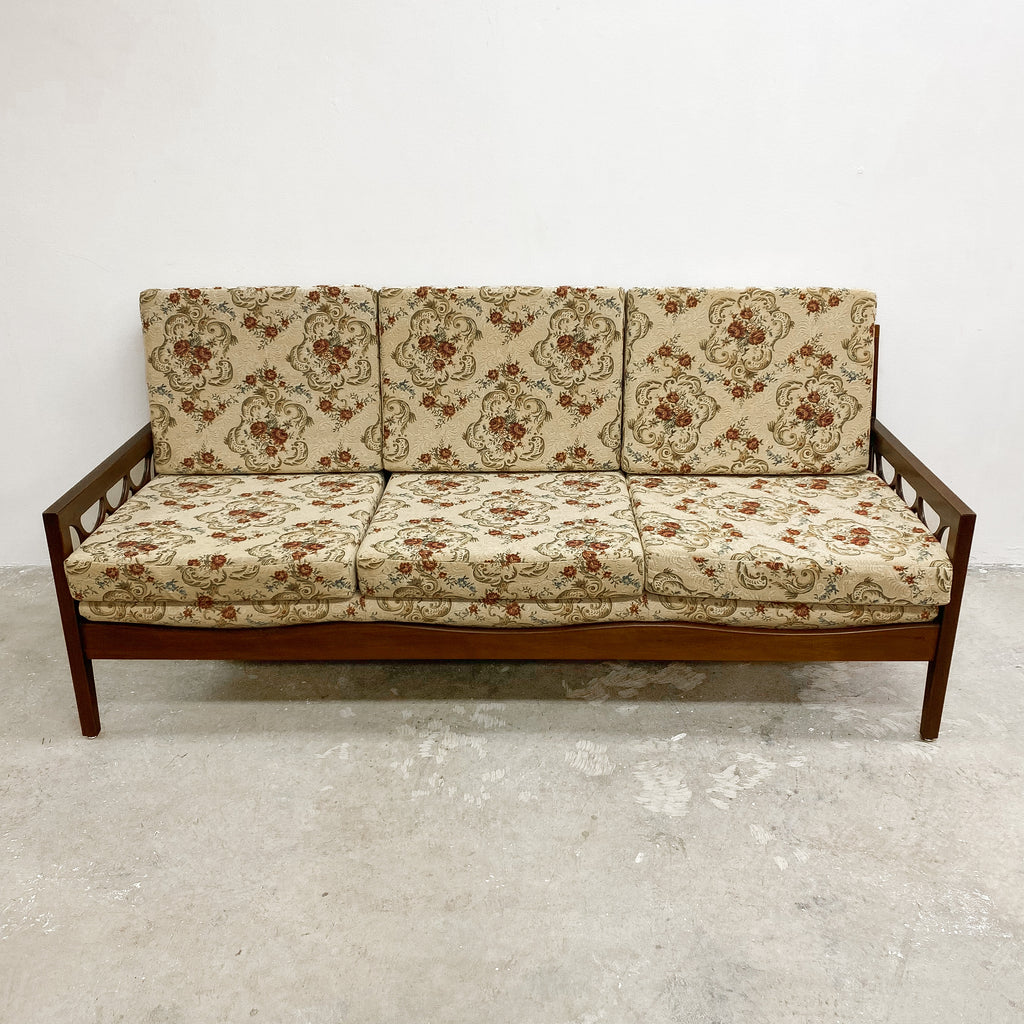 Mid Century Avalon Solid Australian Blackwood Three Seater Sofa