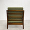 Mid Century Avalon Solid Wood Armchair with New Cushion and Seat Covers