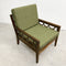 Mid Century Avalon Solid Wood Armchair with New Cushion and Seat Covers