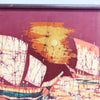 Mid Century Batik Art Framed