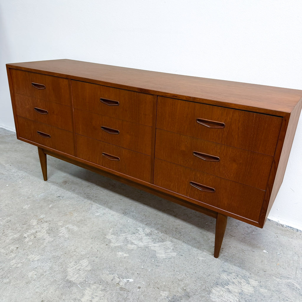 Mid Century Berryman Sideboard Full Chest Of Drawers Restored