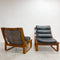 Mid Century Black Vinyl Tessa T4 Lounge Chair