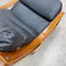 Mid Century Black Vinyl Tessa T4 Lounge Chair