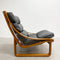 Mid Century Black Vinyl Tessa T4 Lounge Chair