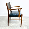 Mid Century Black Vinyl Carver - Newly Resprung