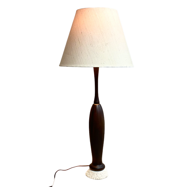 Mid Century Blackwood Tall Table Lamp