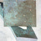 Mid Century Brutalist Sculptural Verdigris Brass Seat