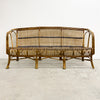 Antique 1930s Split Cane Sofa Lounge