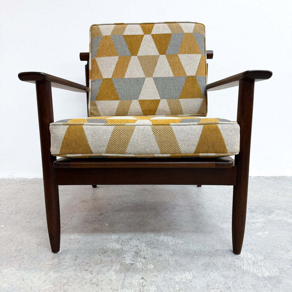 Mid Century Chair Fully Restored And Reupholstered