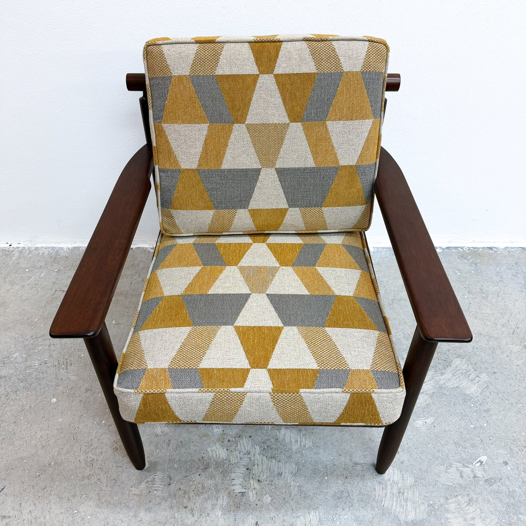 Mid Century Chair Fully Restored And Reupholstered