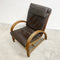 Revamped Early Bentwood Parker Knoll Armchair