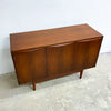 Mid Century Chiswell Compact Wave Handle Teak Sideboard