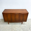 Mid Century Chiswell Compact Wave Handle Teak Sideboard