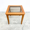 Mid Century Chiswell Teak And Glass Top Side Table