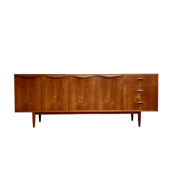 Mid Century Chiswell Wave Handle Sideboard - Professionally Restored
