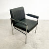 Mid Century Chrome Vinyl Armchair